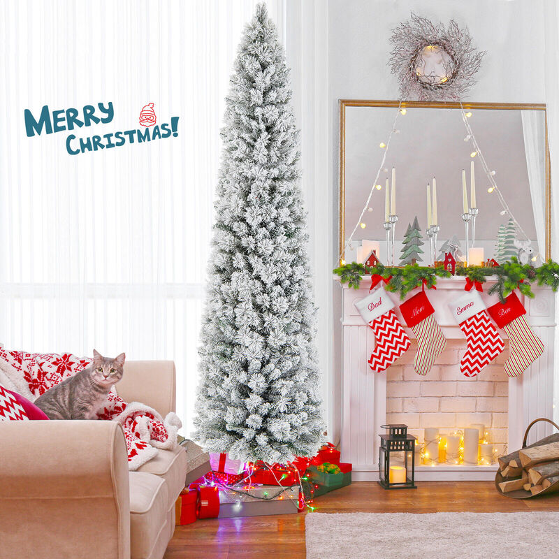 Artificial Christmas Tree for Holiday Décor, Pre-Lit & Realistic Pine Needles