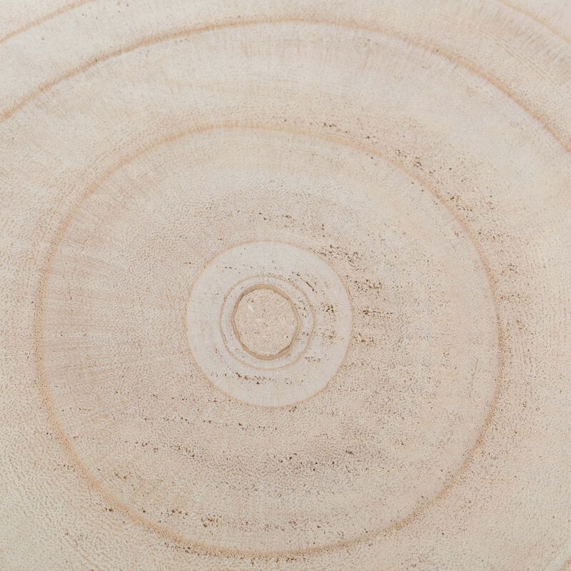 Barky Natural Wood Slabs Rustic Ornament Slice Tray Table Charger 14" set of 4