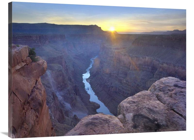 Sunrise as seen from Toroweap Overlook, Grand Canyon National Park, Arizona-Canvas Art-40x30