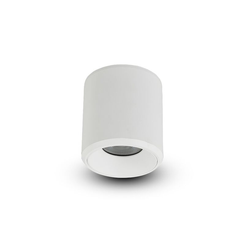 VONN Lighting Round LED Surface Mounted Downlight, Stock Item Beam Angle 33, White