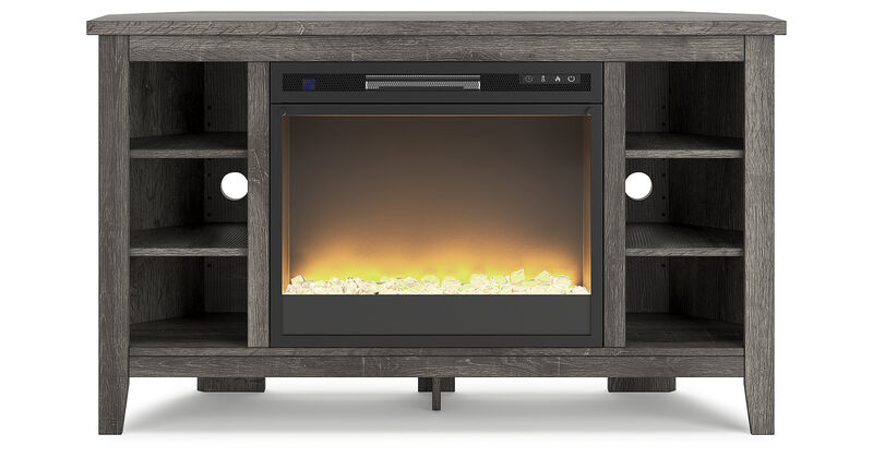 Arlenbry Corner TV Stand with Electric Fireplace