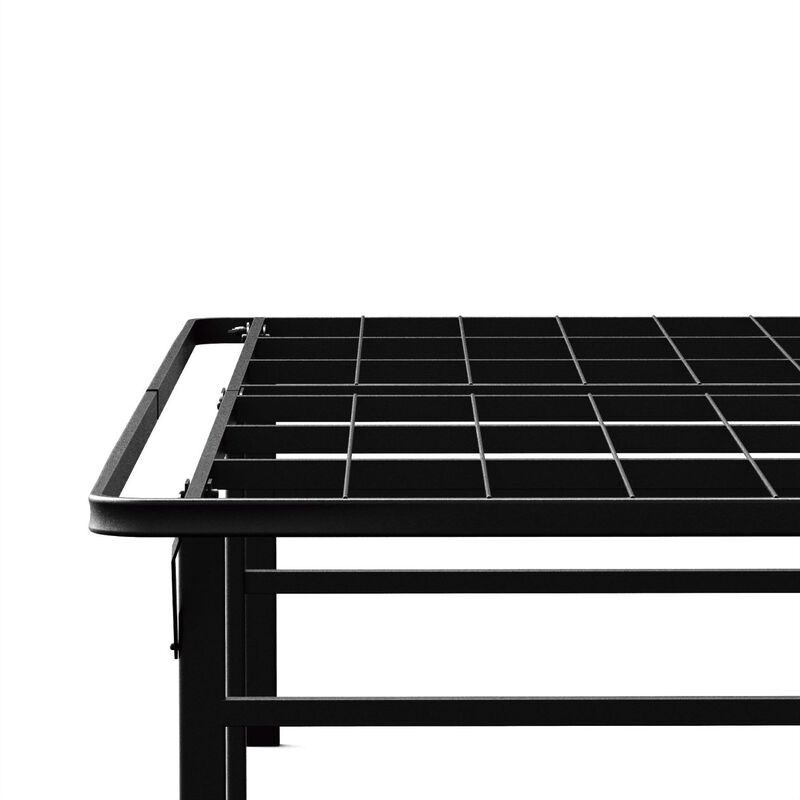 Hivvago King size 18 inch High Rise Metal Platform Bed Frame