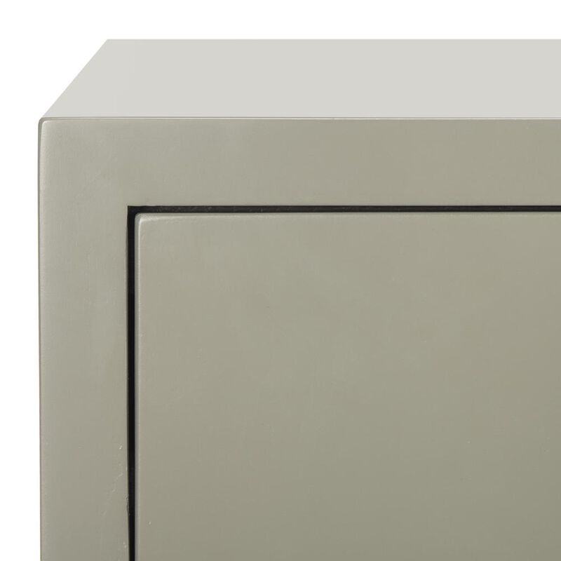Safavieh Blaize 3 Drawer Chest, Dark Grey/Black