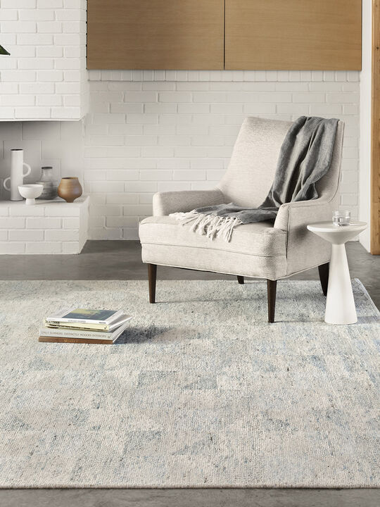 Odyssey OD06 Light Blue 18" x 18" Sample Rug