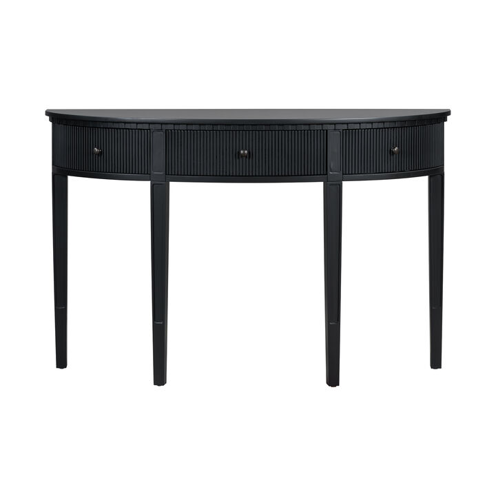 Merax Minimalist Pine Veneer Console Table