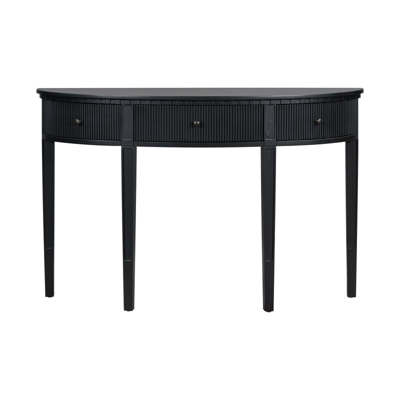 Merax Minimalist Pine Veneer Console Table