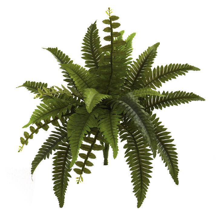 Hivvago 14" Boston Fern Artificial Plant (Set of 6)