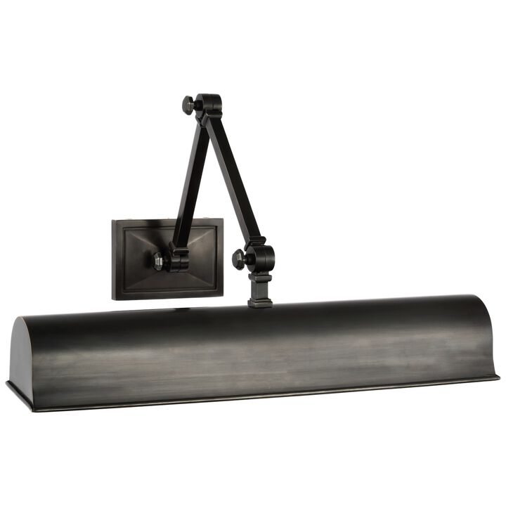 Jane 18" Double Library Light in Gun Metal