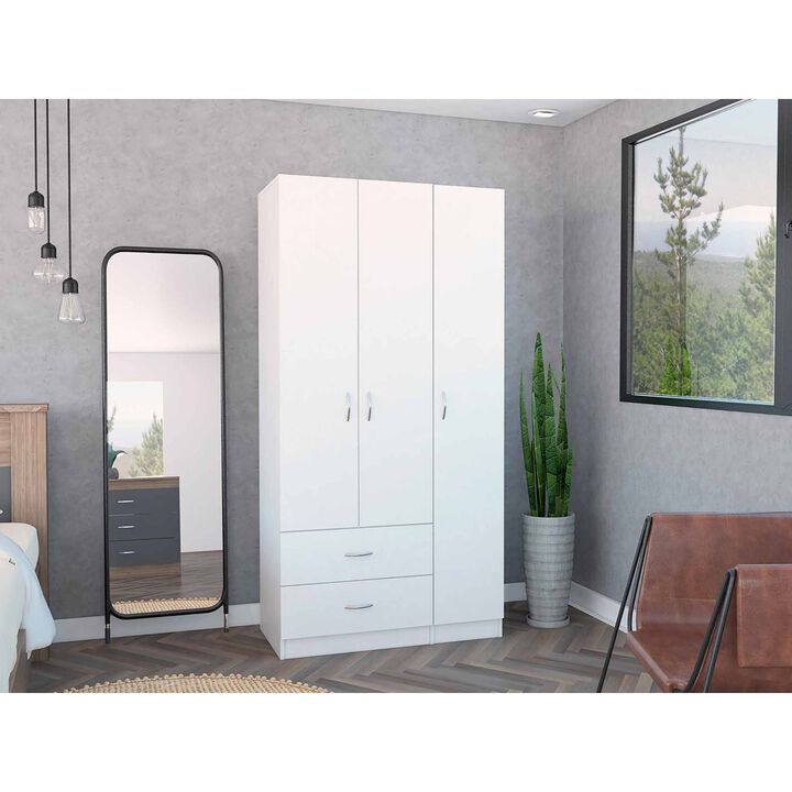 Rowaton 2-Drawer 3-Door Armoire