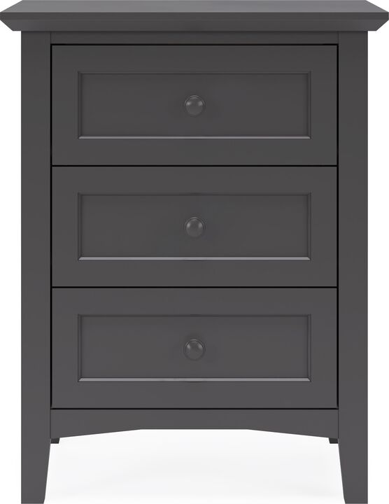 Grace Three Drawer Nightstand