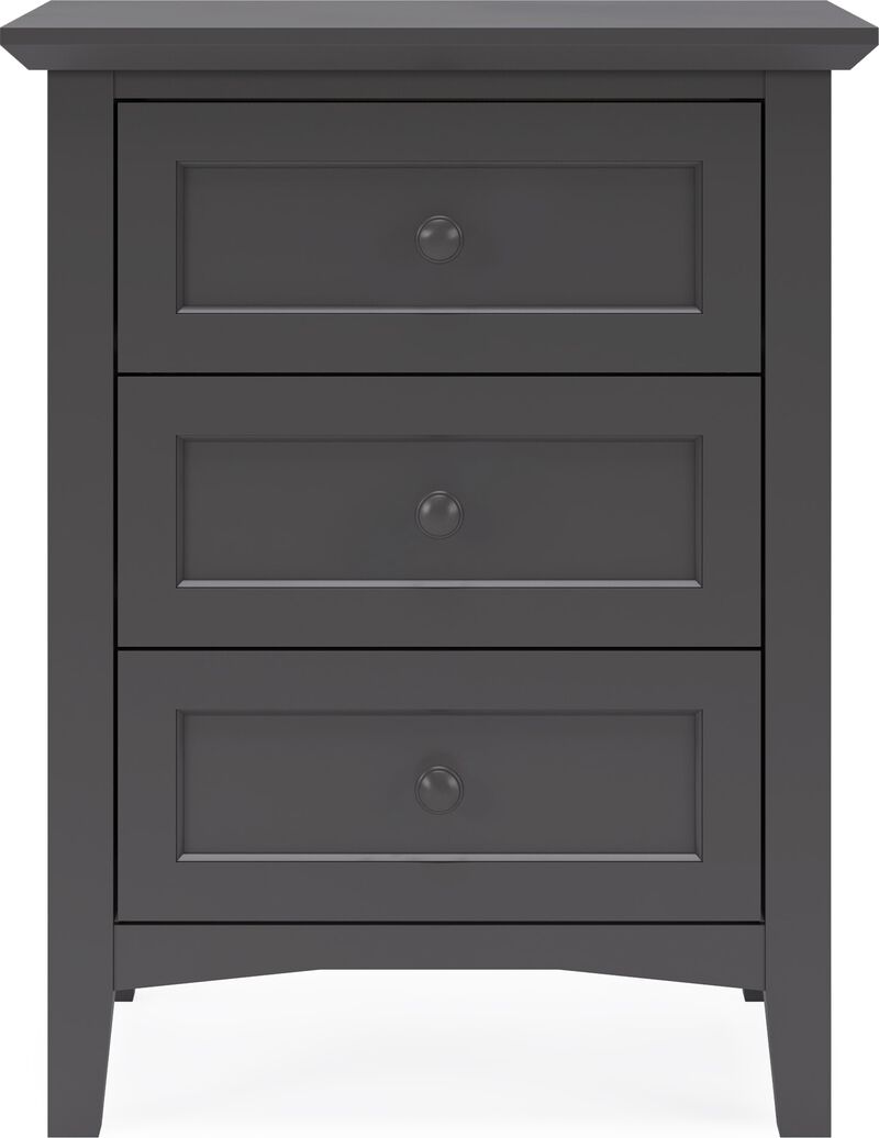 Grace Three Drawer Nightstand