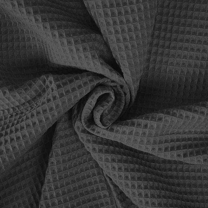 6ix Tailors Fine Linens Classic Waffle Gray Decorative Throw Pillows