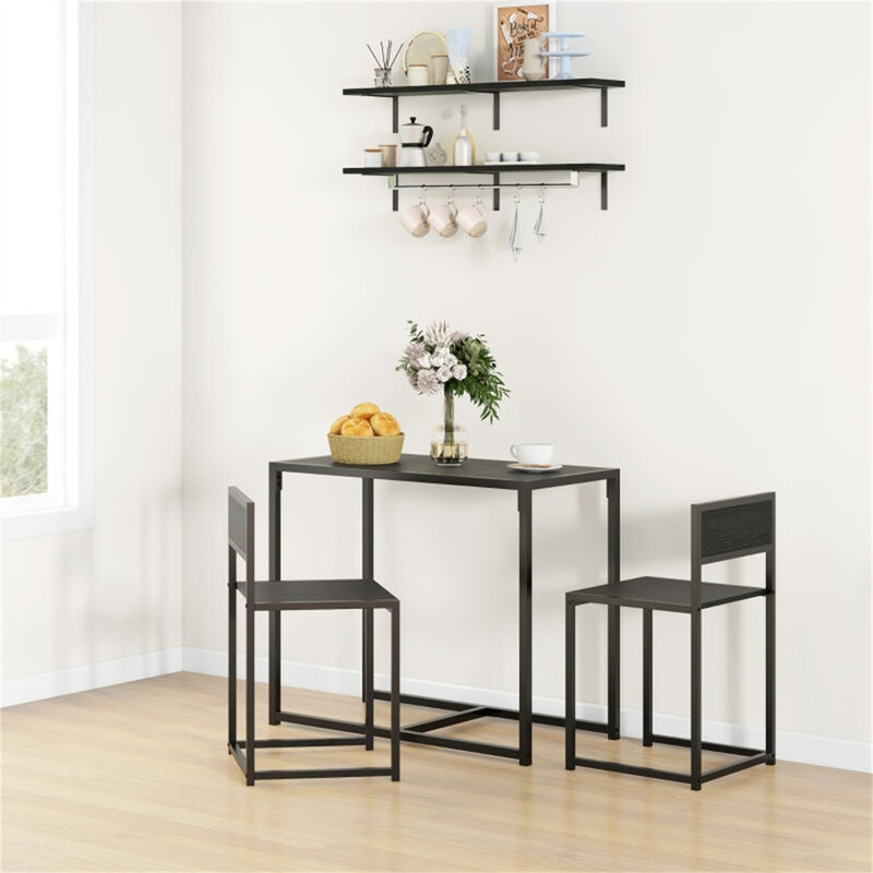 Rectangular Dining Table Set with Sturdy Chairs for Home Dining