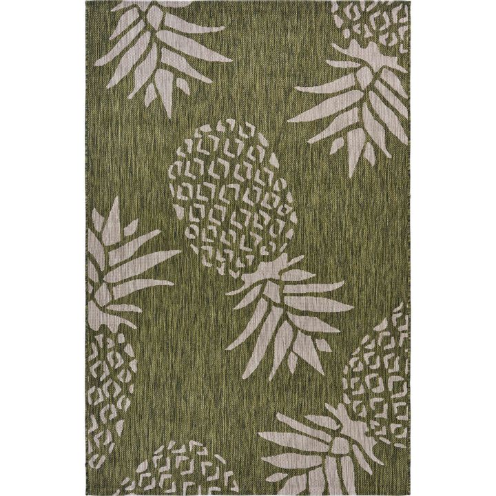 Pineapple Rectangular Outdoor Area Throw Rug