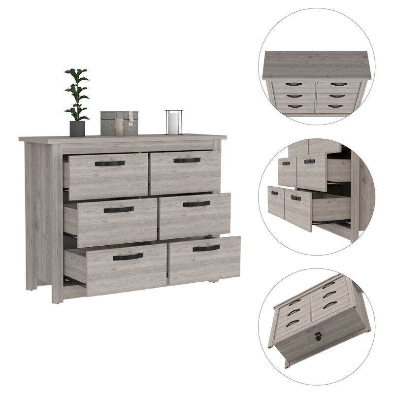 Westport Six Drawer Double Dresser