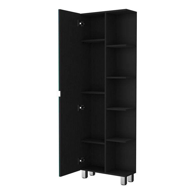 Los Angeles Linen  Cabinet with Mirror