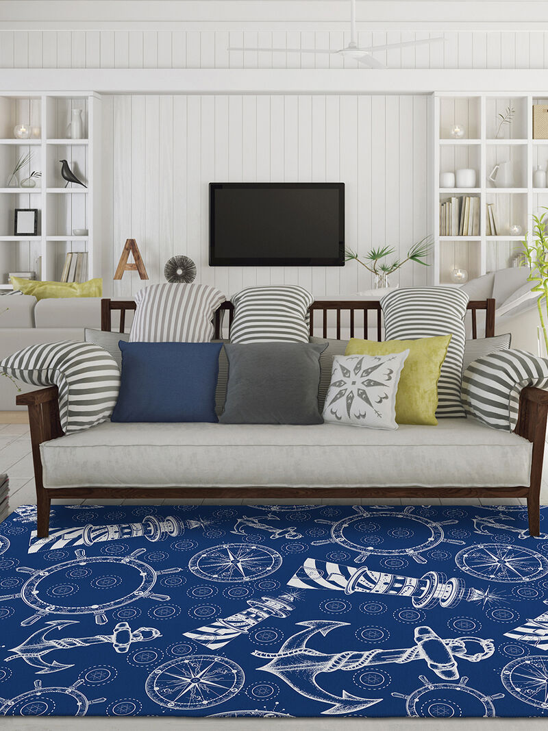 Harbor HA9 Navy 8' x 10' Rug