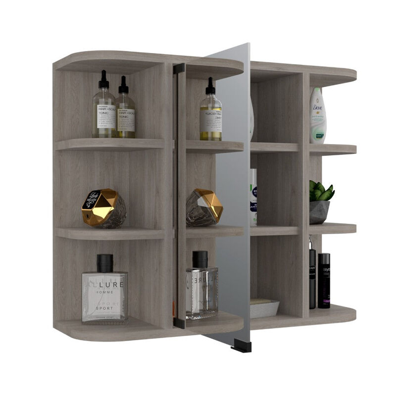 Medicine Cabinet Milano, Bathroom, Light Gray