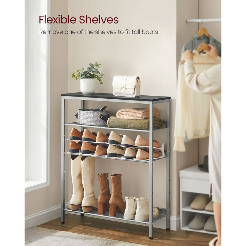 6-Tier Shoe Rack - Efficient Storage Solution for Organized Footwear