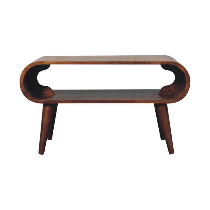 Artisan Furniture Open Chestnut  Solid Wood Coffee Table