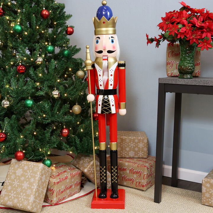 Sunnydaze Balthazar the Protector Indoor Christmas Nutcracker - 48 in