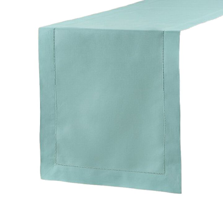 Solino Home Cotton Linen Hemstitch Table Runner