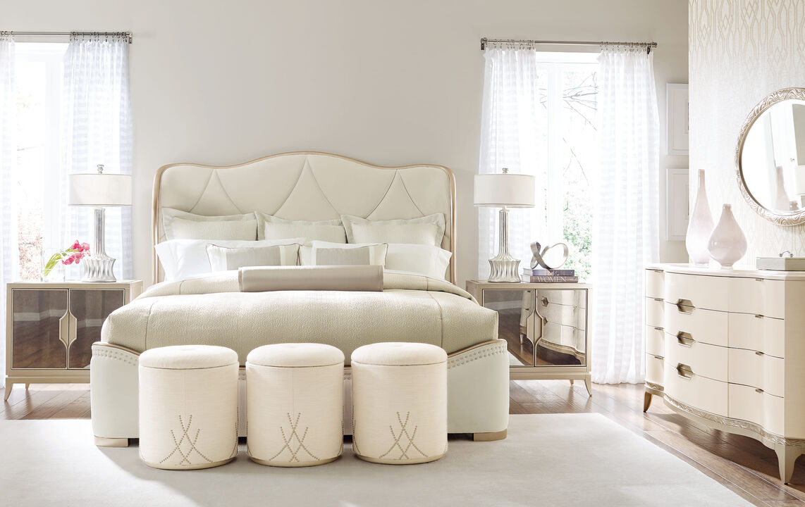 Adela King Sleigh Bed