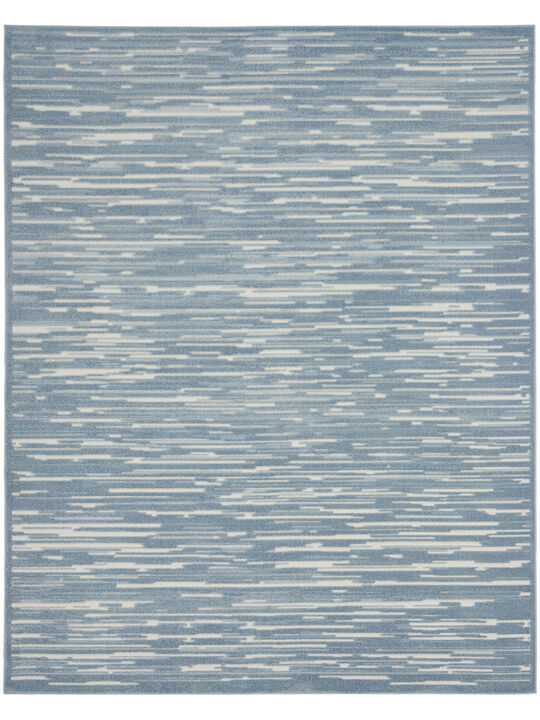 Care Free CAF04 Blue 7'10" x 9'10" Rug