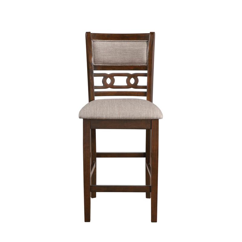 New Classic Furniture Furniture Gia 5-Piece Transitional Wood Dining Set in Cherry