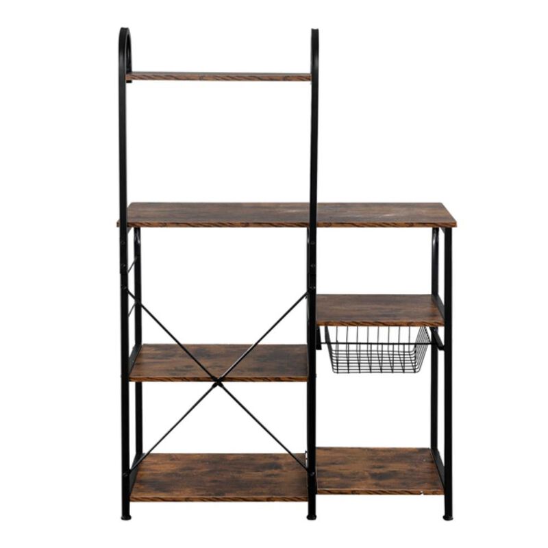 Kitchen Baker's Rack Utility Storage Shelf for Microwave & Organization