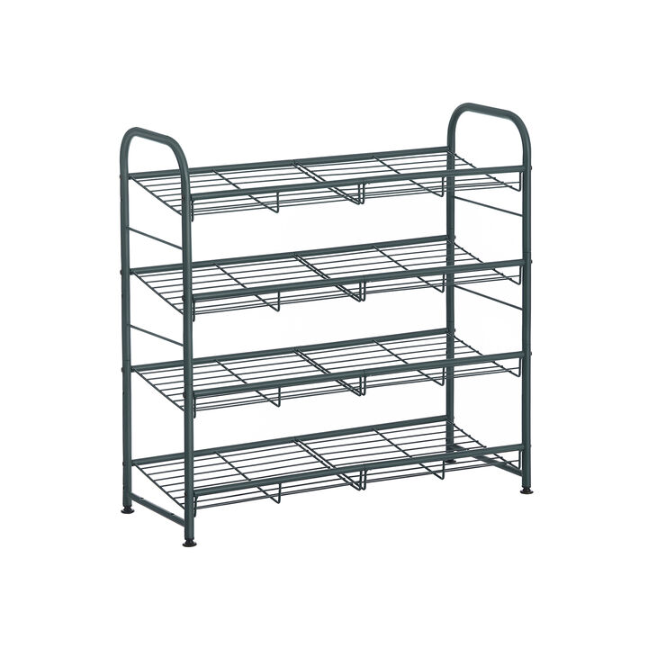 Stackable Shoe Rack - Space-Saving Shoe Organizer for Efficient Storage