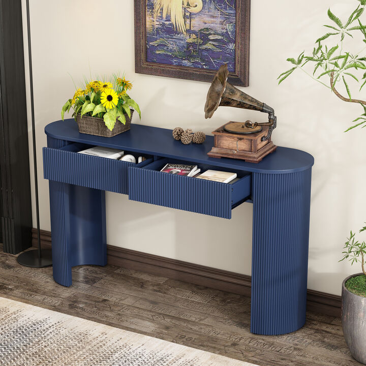 Merax Modern Console Table with Storage for Entryway