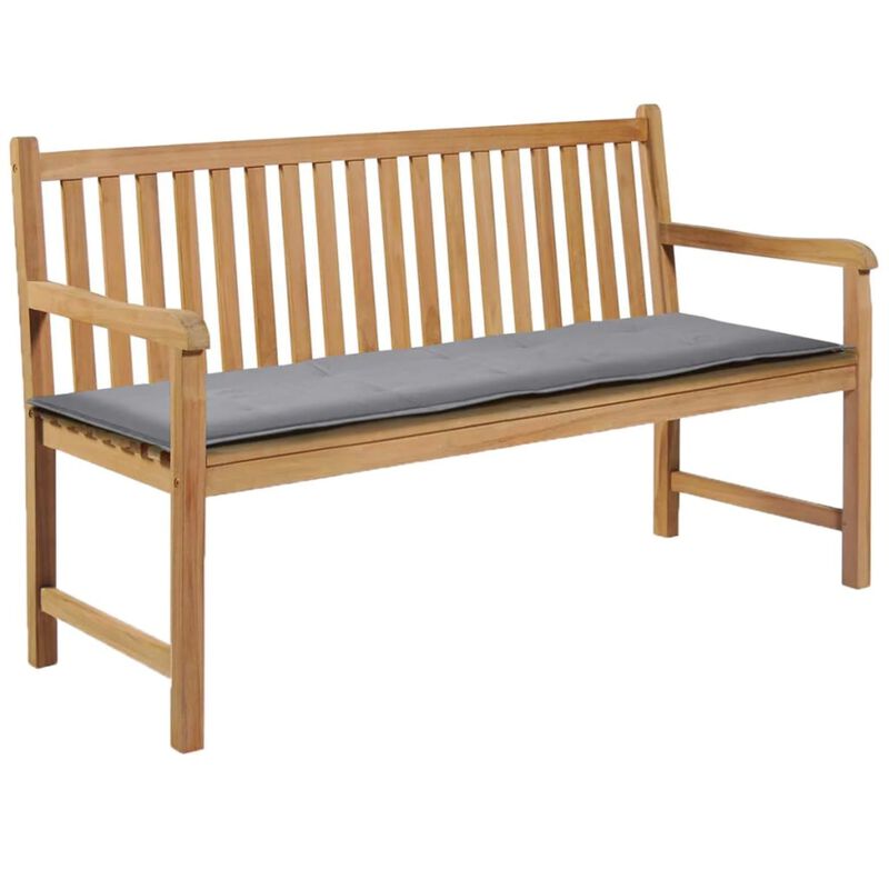 vidaXL Garden Bench Cushion Gray 59"x19.7"x1.18"