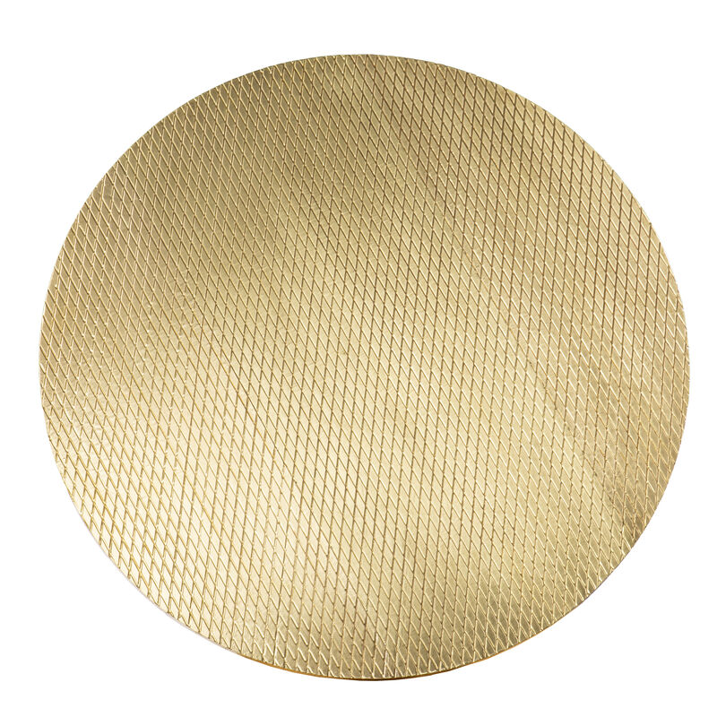 Judmont Round Cocktail Table w/Embossed Top