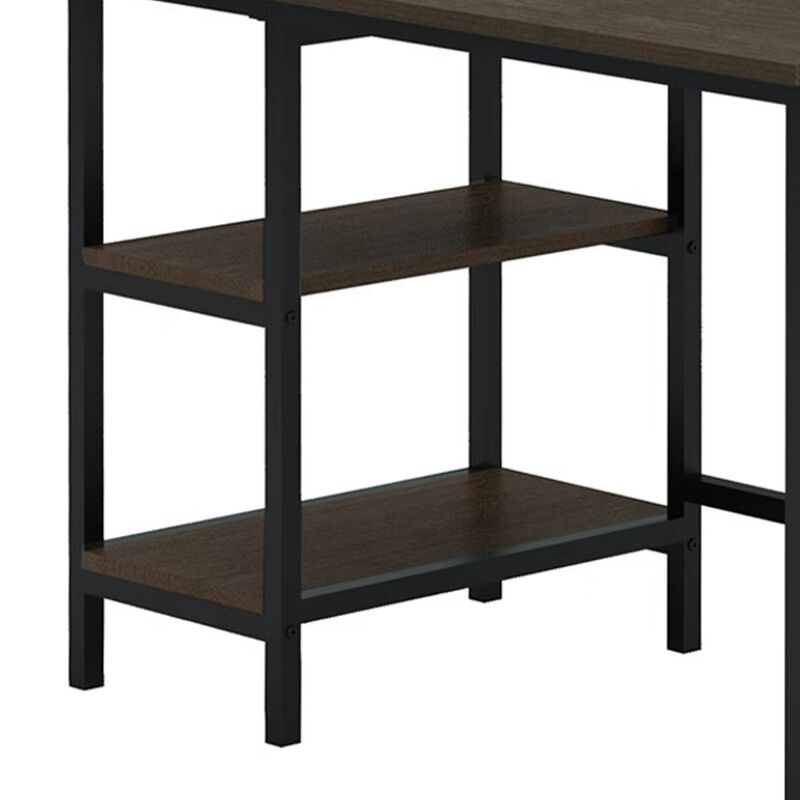 Metal And PU Study Computer Set With Writing Desk And PU Chair