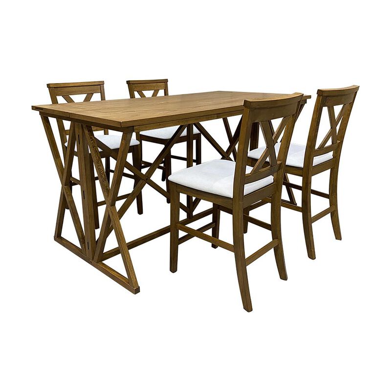 Carolina Living Taylor Flip Top Bar Table - Golden Oak