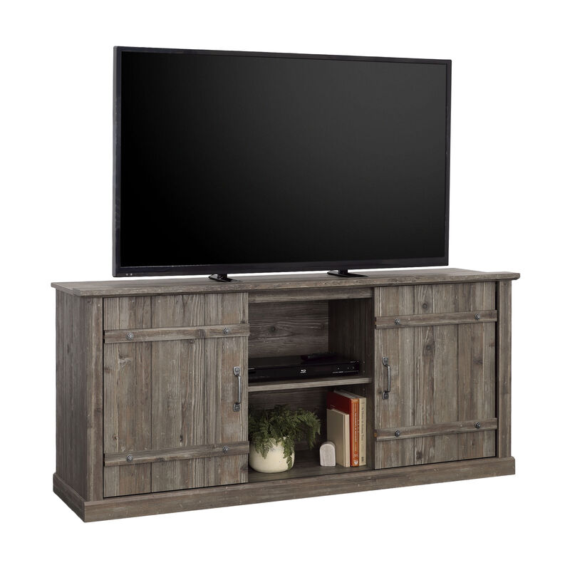Sauder Select TV Credenza with Sliding Doors