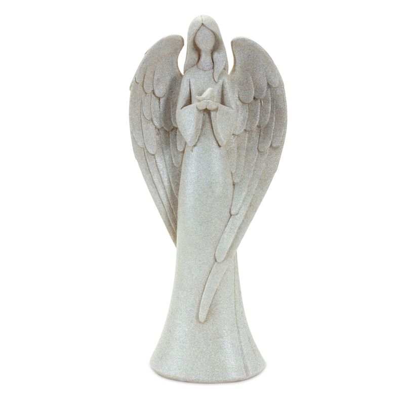 Set of 2 Resin Angels – Peaceful Garden Statues for Yard, Patio, and Outdoor Spaces
