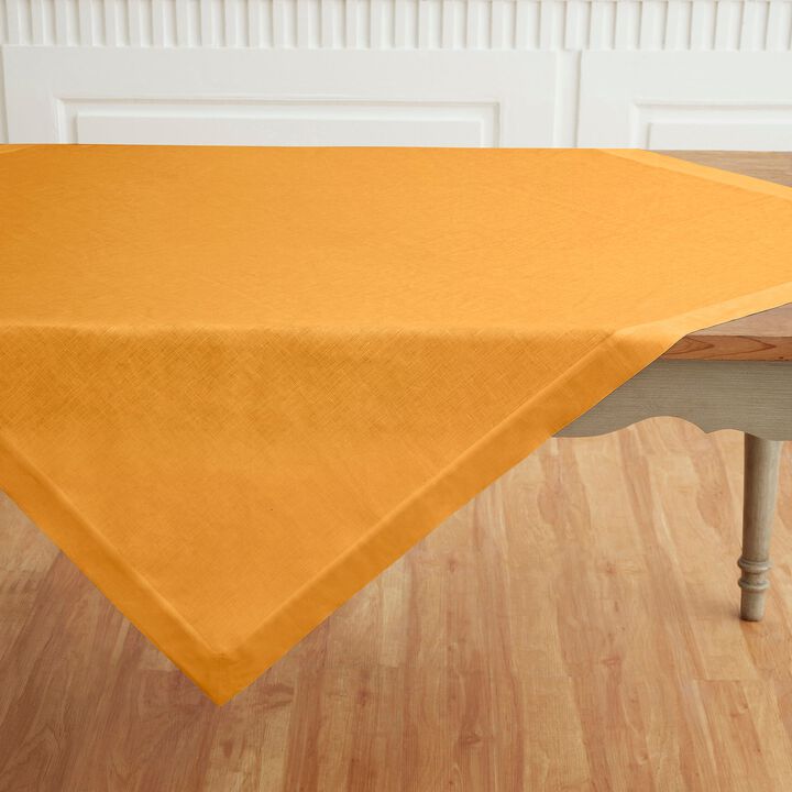 Solino Home 100% Pure Linen Table Throw 52 x 52 Inch | Fete