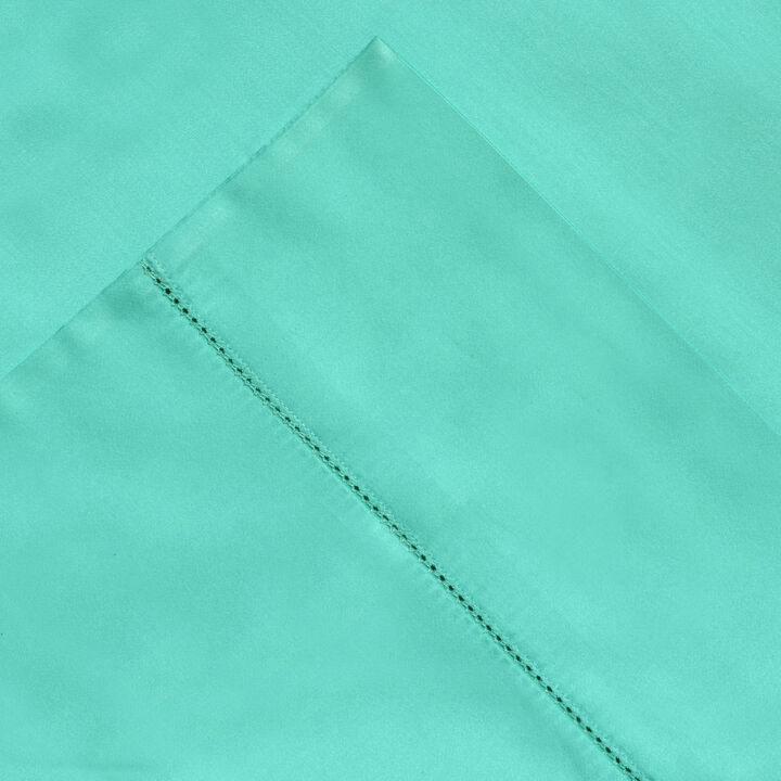 Pointehaven 410 Thread Count Deep Pocket Long Staple Cotton 3 pc Sheet Set, Twin Extra Long