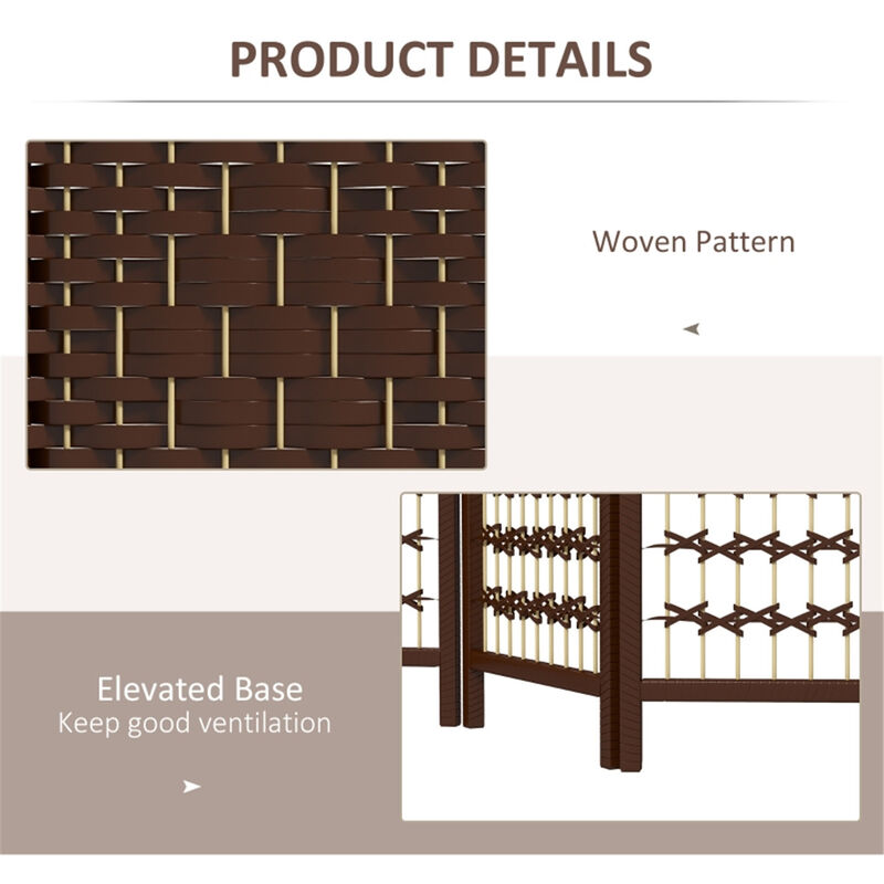 Privacy Screen Outdoor Divider for Patio, Balcony & Garden