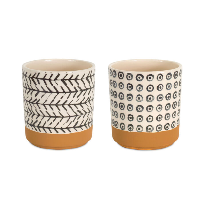 Pot (Set of 4) – Decorative Plant Pots for Home and Garden Decor