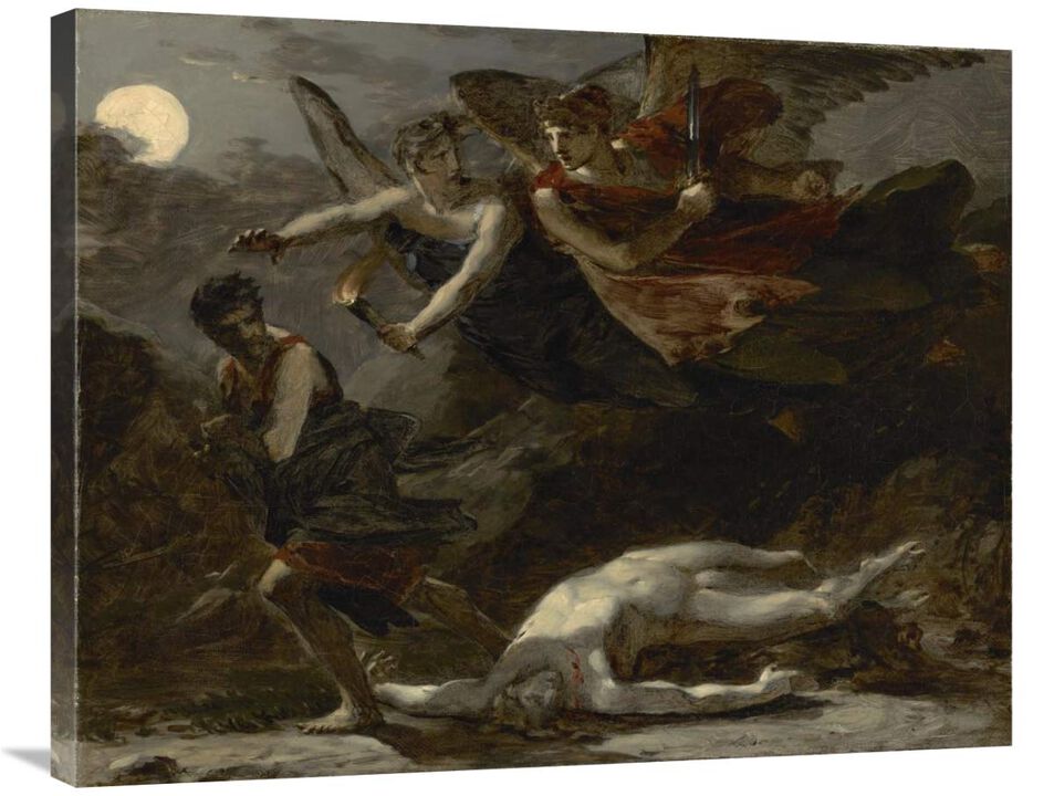 Justice and Divine Vengeance Pursuing Crime-Canvas Art-35x28