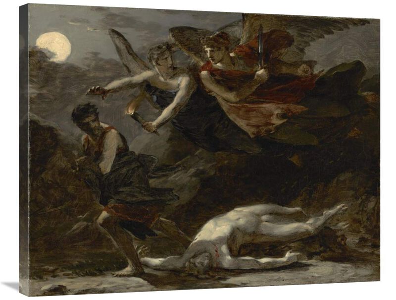 Justice and Divine Vengeance Pursuing Crime-Canvas Art-35x28
