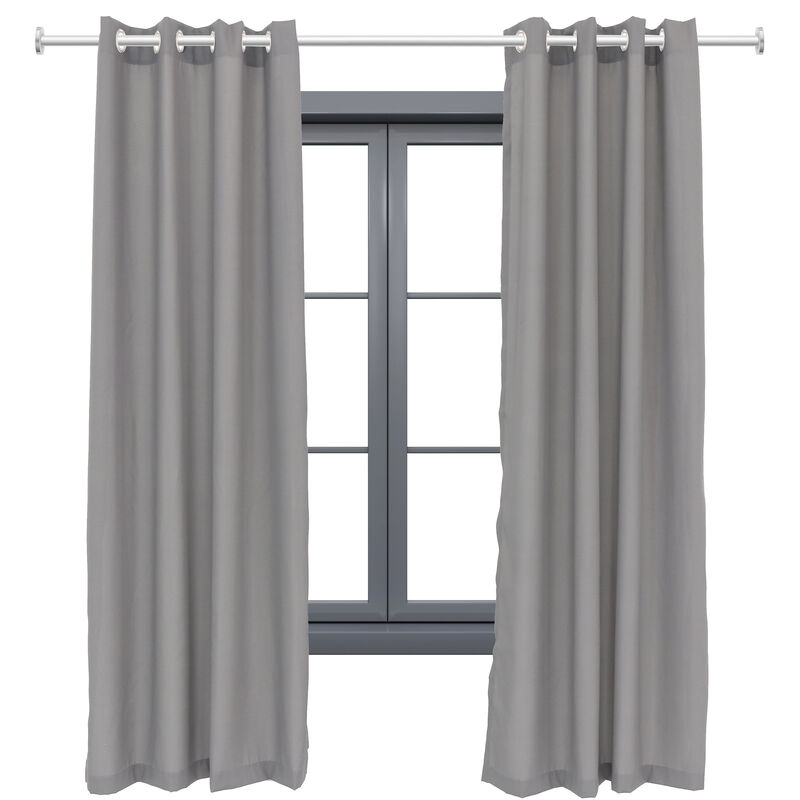 Sunnydaze Simple Outdoor Curtain Panel - 52 in x 84 in