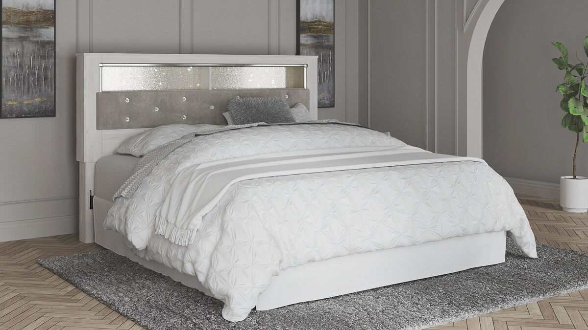 Altyra King Panel Bookcase Headboard