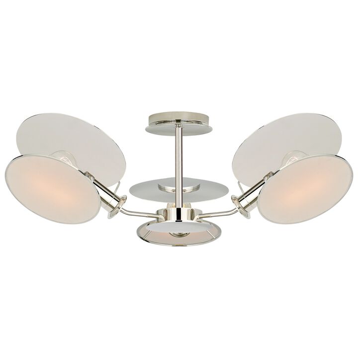 Osiris Medium Reflector Semi-Flush Mount