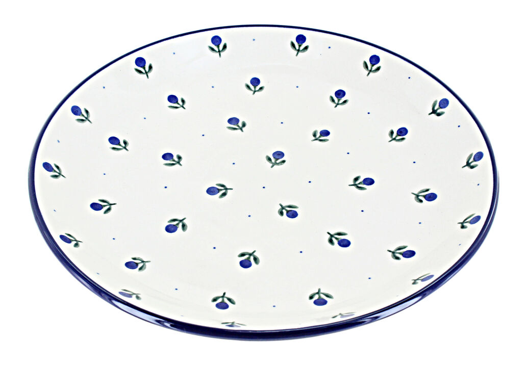 Blue Rose Polish Pottery Spring Tulip Dinner Plate Blue Rose Polish Pottery Spring Tulip Dinner Plate