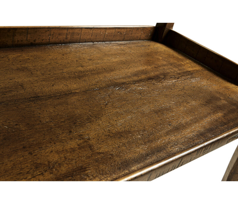 Country Walnut Etagere