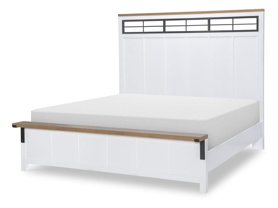 Franklin Two Tone Panel Bed